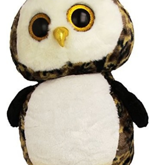 Ty Beanie Boos 16” Jumbo Owliver The Owl Plush - Picture 2 of 7